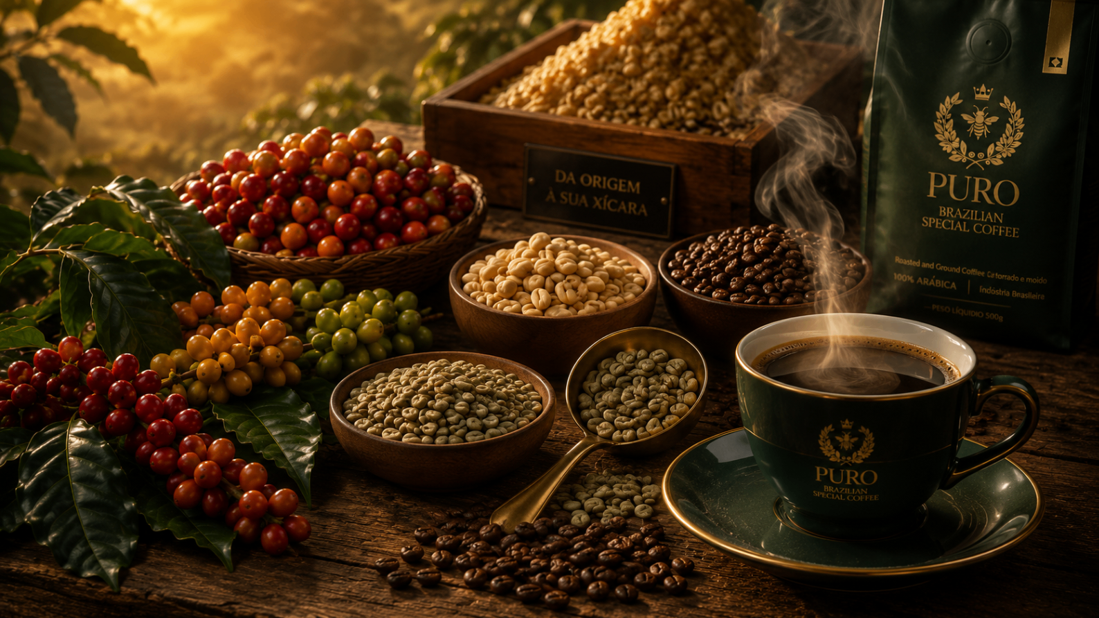 Jornada do café · Cereja à xícara